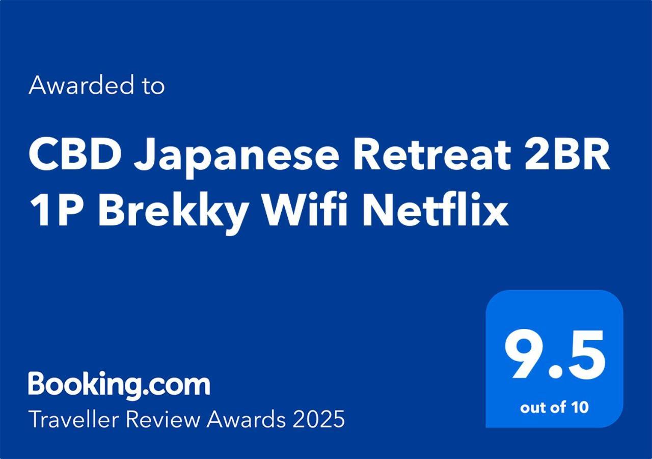 Cbd Japanese Retreat 2Br 1P Brekky Wifi Netflix Lägenhet Canberra Exteriör bild